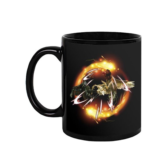 Chickens Fighting Mug - SPIdeals Designs,