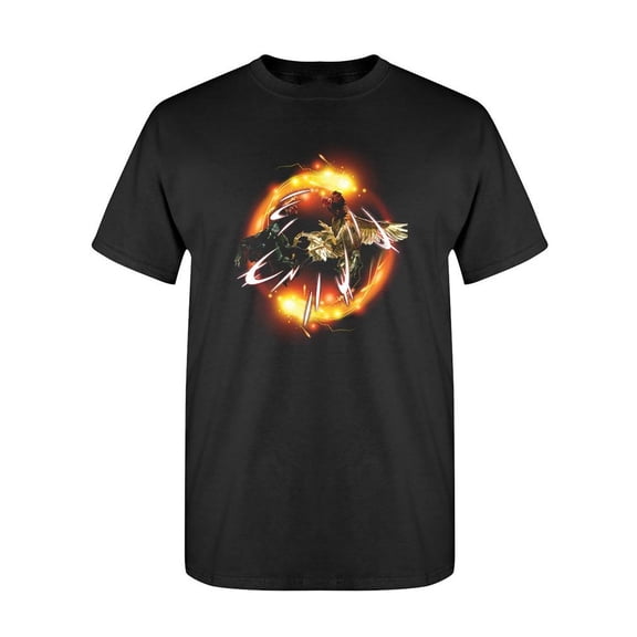 Chickens Fighting T-Shirt Men -SPIdeals Designs, Male 5X-Large