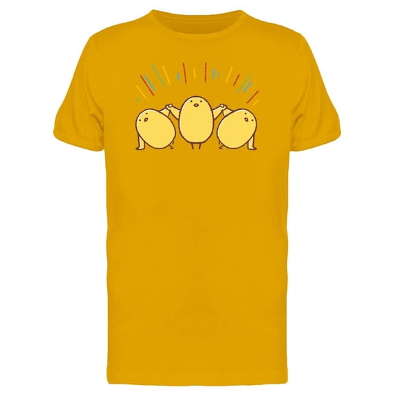 Chickens & Gymnastics Exercises Tee Men's -Image by Shutterstock