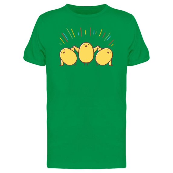 Chickens & Gymnastics Exercises Tee Men's -Image by Shutterstock