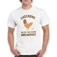 thumbnail image 1 of Chickens Poop Breakfast T-Shirt Men -Smartprints Designs, Male Small, 1 of 4