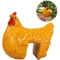 thumbnail image 1 of Chickens Statue Funny Yard Decor:Resin Chicken Figurines,Tree Fence Decorations Outdoor,Chicken Decorations for Garden,Farm,Patio,Backyard (Yellow), 1 of 9