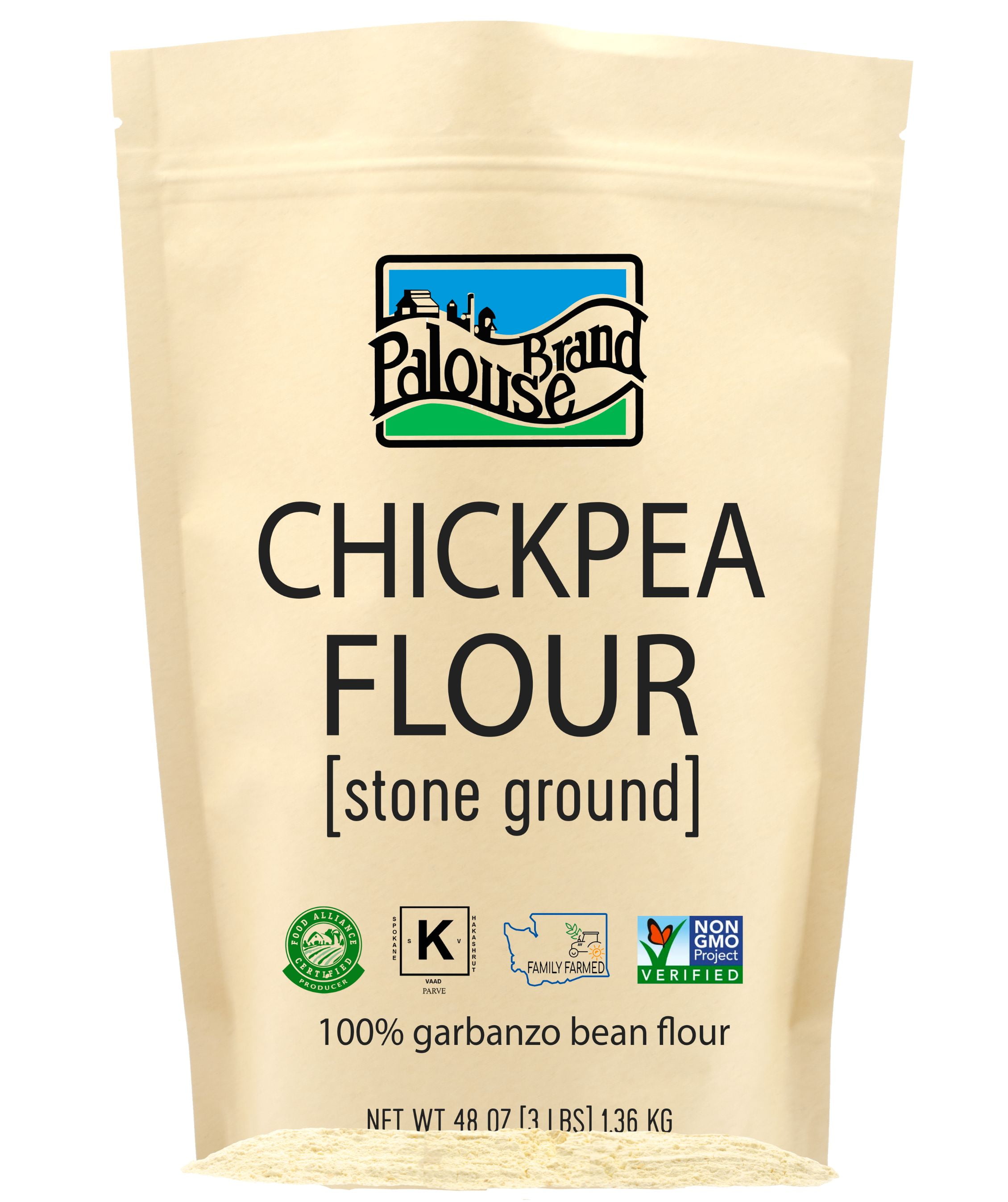 Chickpea Flour Garbanzo Bean Flour Family Farmed in Washington