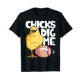 thumbnail image 1 of Chicks Dig Me Funny Easter Egg Hunting Hunter Boys Kids Girl Men Women T-Shirt, 1 of 5