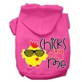 thumbnail image 1 of Pet, Dog  Cat Hoodie Screen Printed, "Chicks Dig Me", 1 of 10