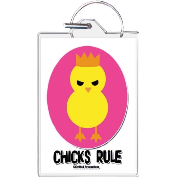 Chicks Rule Keychain
