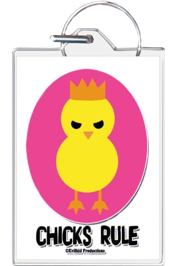 Chicks Rule Keychain