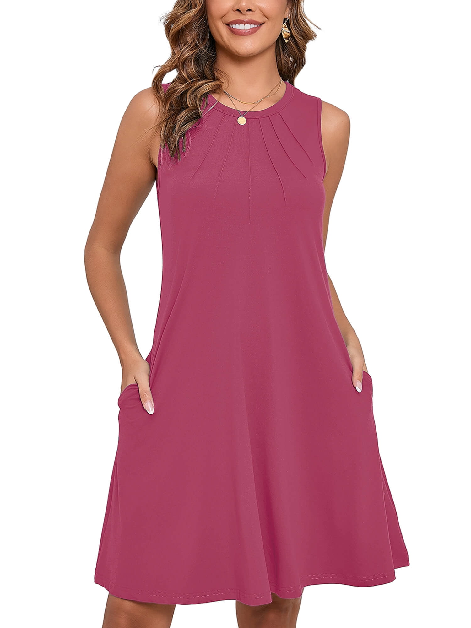 Sleeveless summer dress