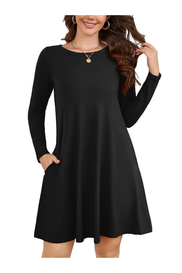 long shirt dress walmart Moxiu Maxi Shirt Dress for Women Linen,Womens Long Sleeve Cotton Linen Button Down Tshirt Dresses Solid Color V Neck Waist Summer Casual Loose Fit Pocket Blouse Dress
