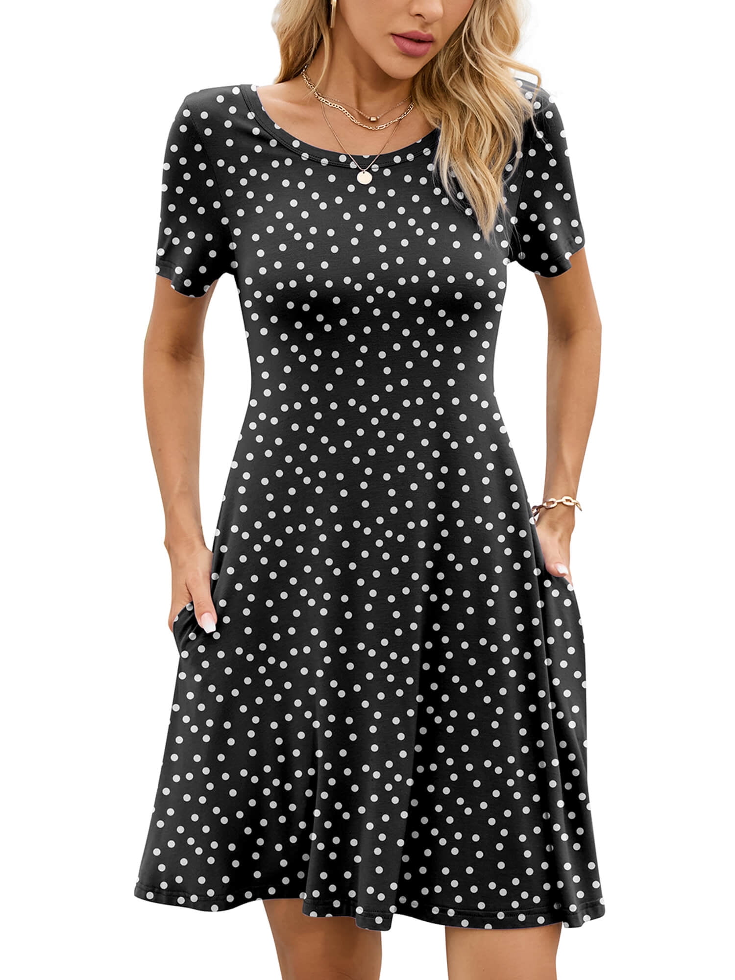 City Dot T-Shirt-Dress main image 1