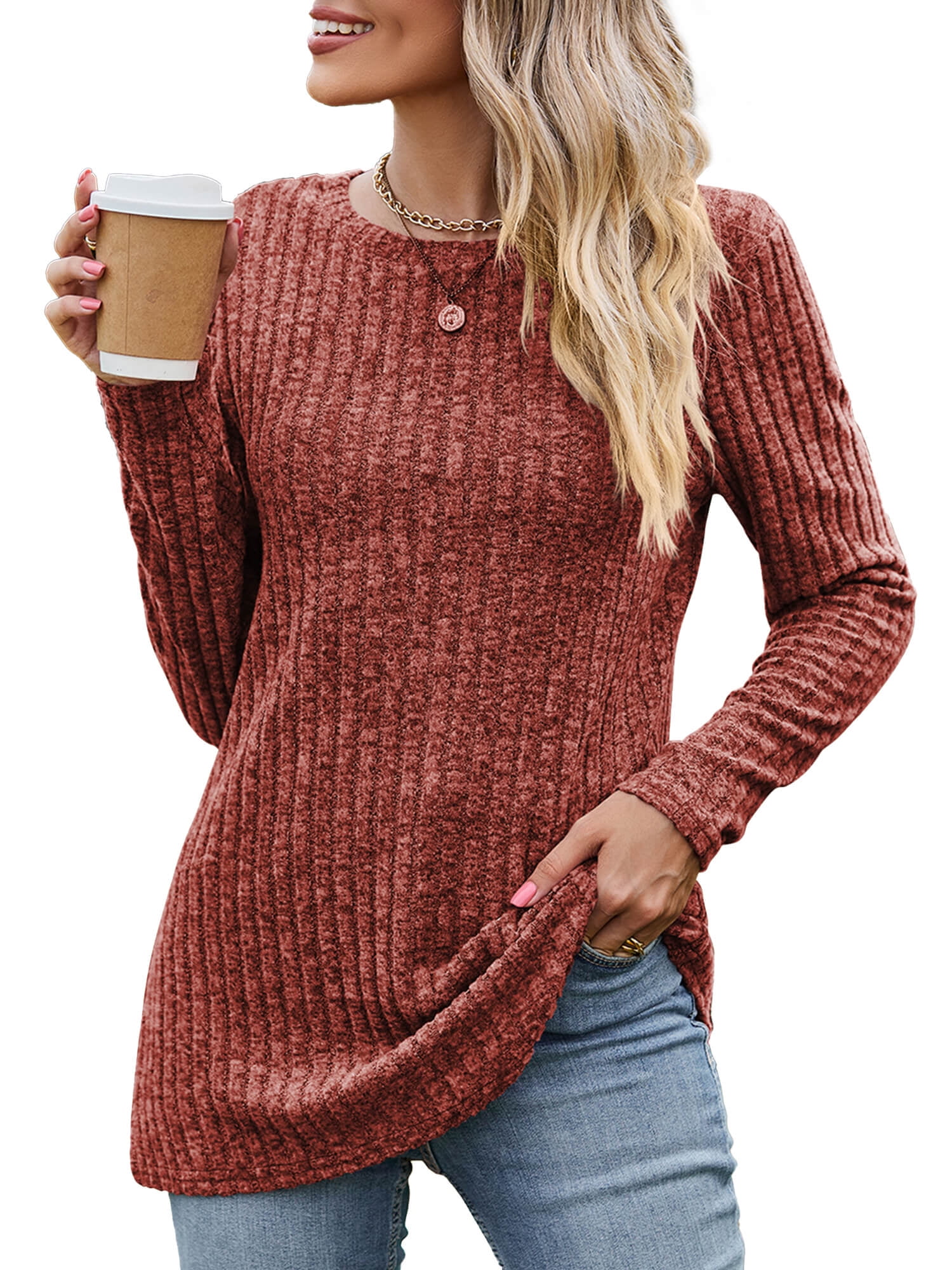 Amazon.com: ANRABESS Women's Oversized Sweatshirts Long