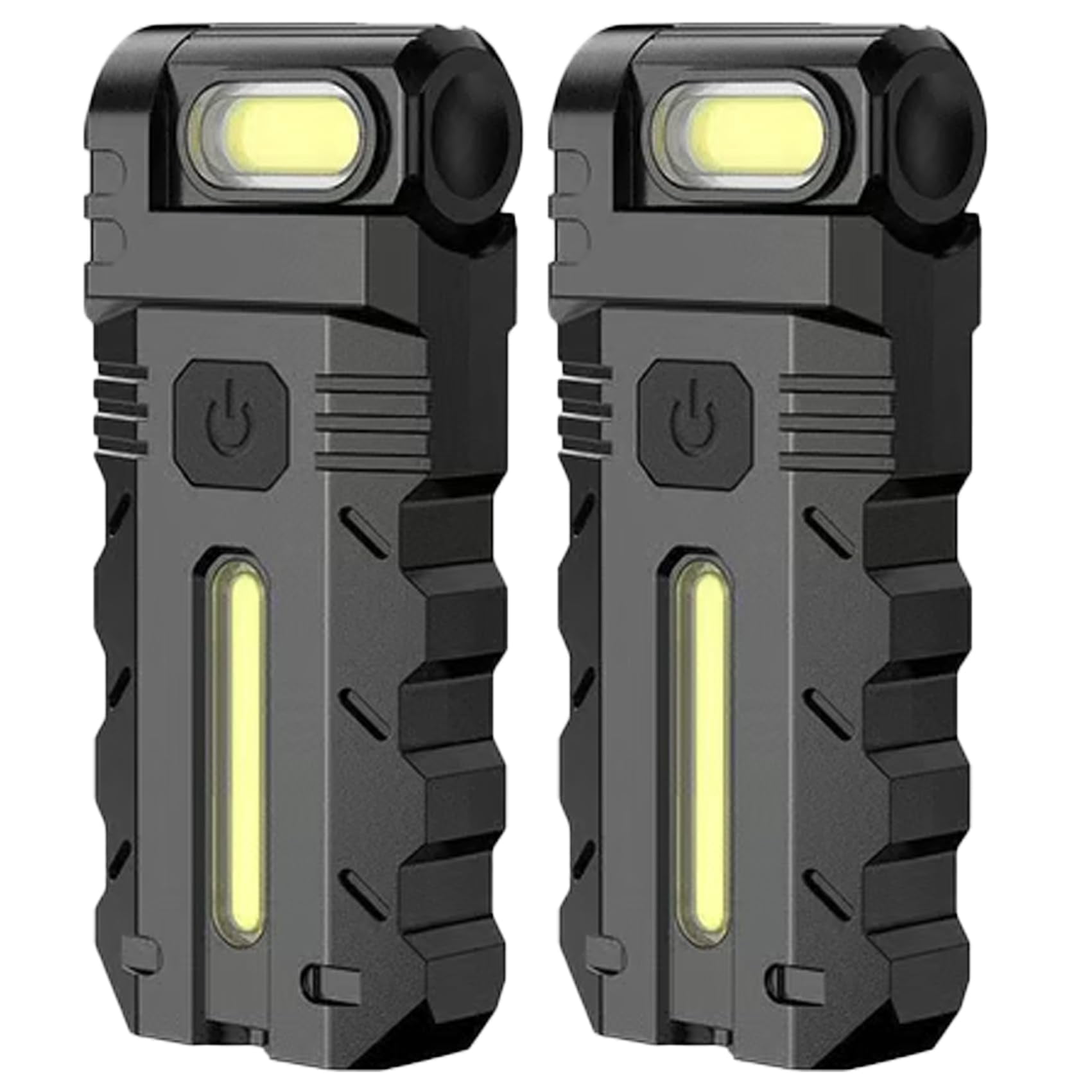 Chiclom Flashlight, 180° Rotating Head LED Work Light – Dual Beam