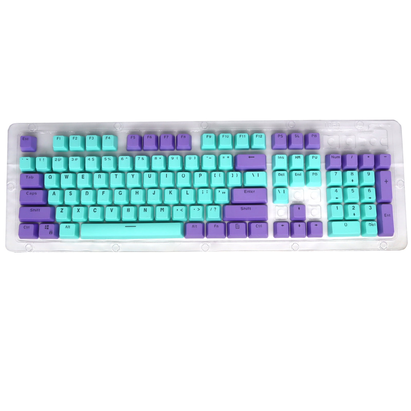 Chicmine 104Pcs Keycaps Normalized Wearresistant PBT Universal Keys