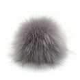 thumbnail image 1 of Chicmine 12cm Fake Fur Hair Fluffy Pompom Ball Pendant Hat Bag Shoes DIY Accessories, 1 of 10