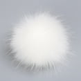 thumbnail image 1 of Chicmine 12cm Fake Fur Hair Fluffy Pompom Ball Pendant Hat Bag Shoes DIY Accessories, 1 of 10
