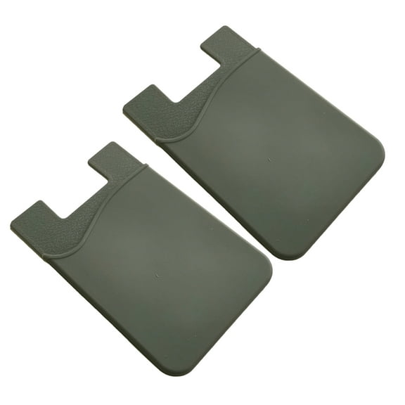 Chicmine 2Pcs Card Holder Single-layer Multi-function Silicone Phone Wallet for Bank Card