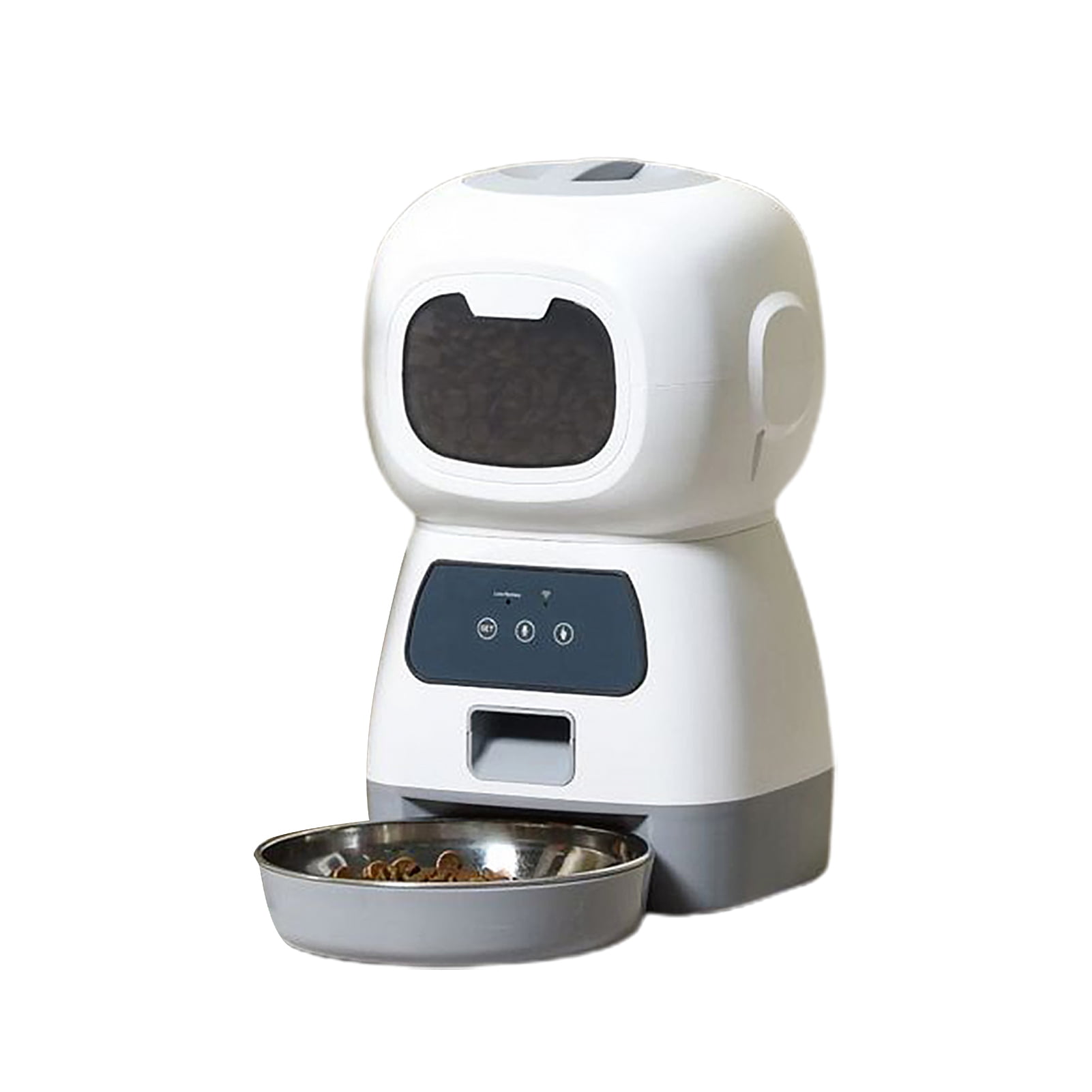 Picture of Chicmine 3.5L Automatic Pet Feeder Visible Food Container Timing ...