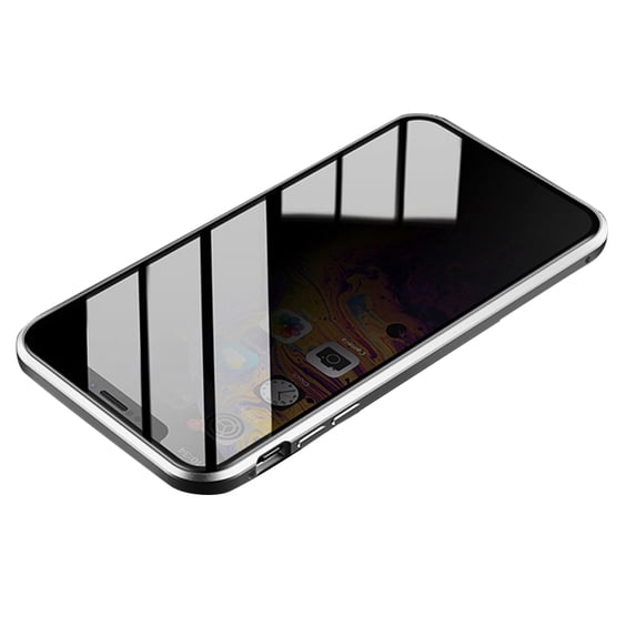 Chicmine Anti-Glare Magnetic Tempered Glass Phone Case for iPhone 7 8 Plus X XR XS Max