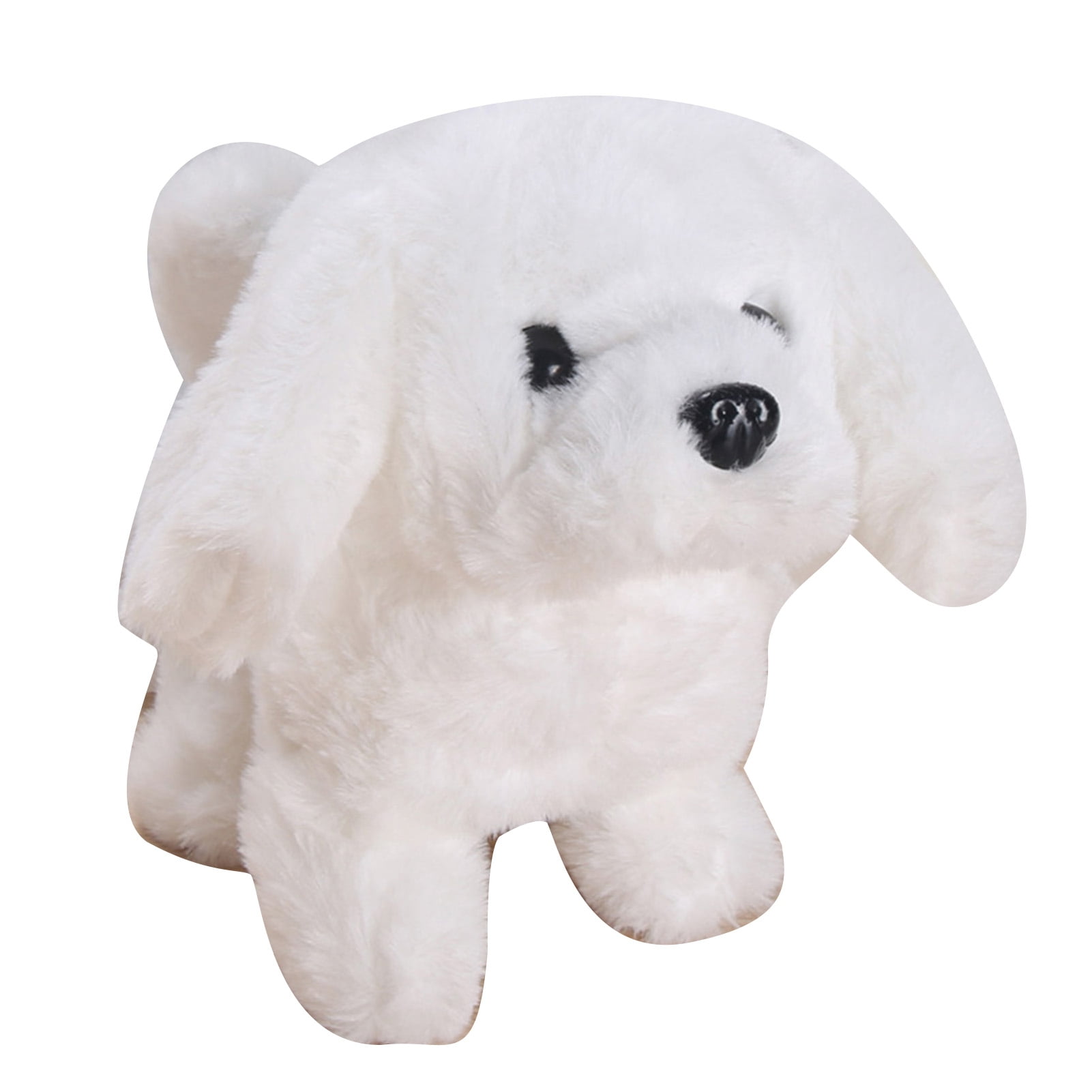 Electric Plush Simulation Display Mold Smart Dog Plush Puppy Toy For  Children Walking Teddy Rabbit Tail Wagging Ass Shaking Toy