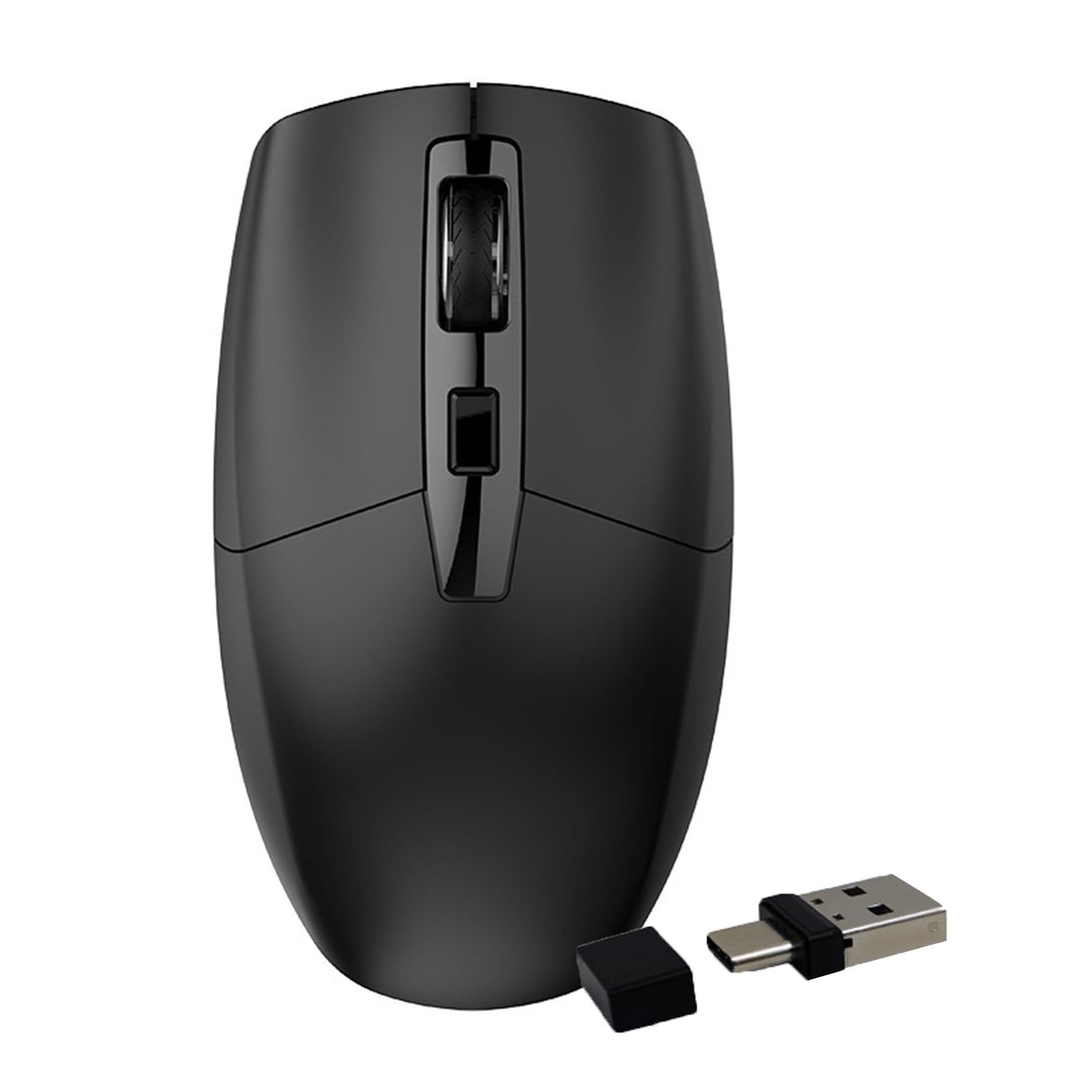 Chicmine Laptop Mouse USB TypeC Dualhead Receiver Cordless DPI Adjustable 2.4G Wireless