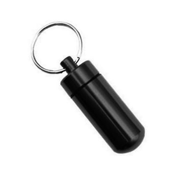 Chicmine Mini Waterproof Case Outdoor Emergency Medicine Drug Box Tank with Keychain