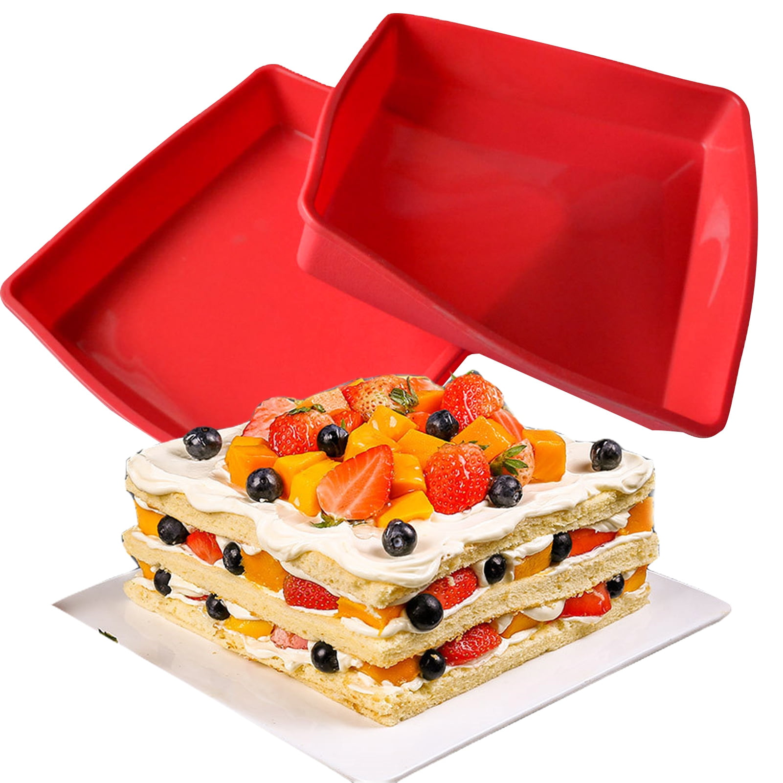 1PC Baking Molds Cake Mold Silicone Triangle Cake Pan DIY Pizza Bread  Mousse Jelly Cake Molds