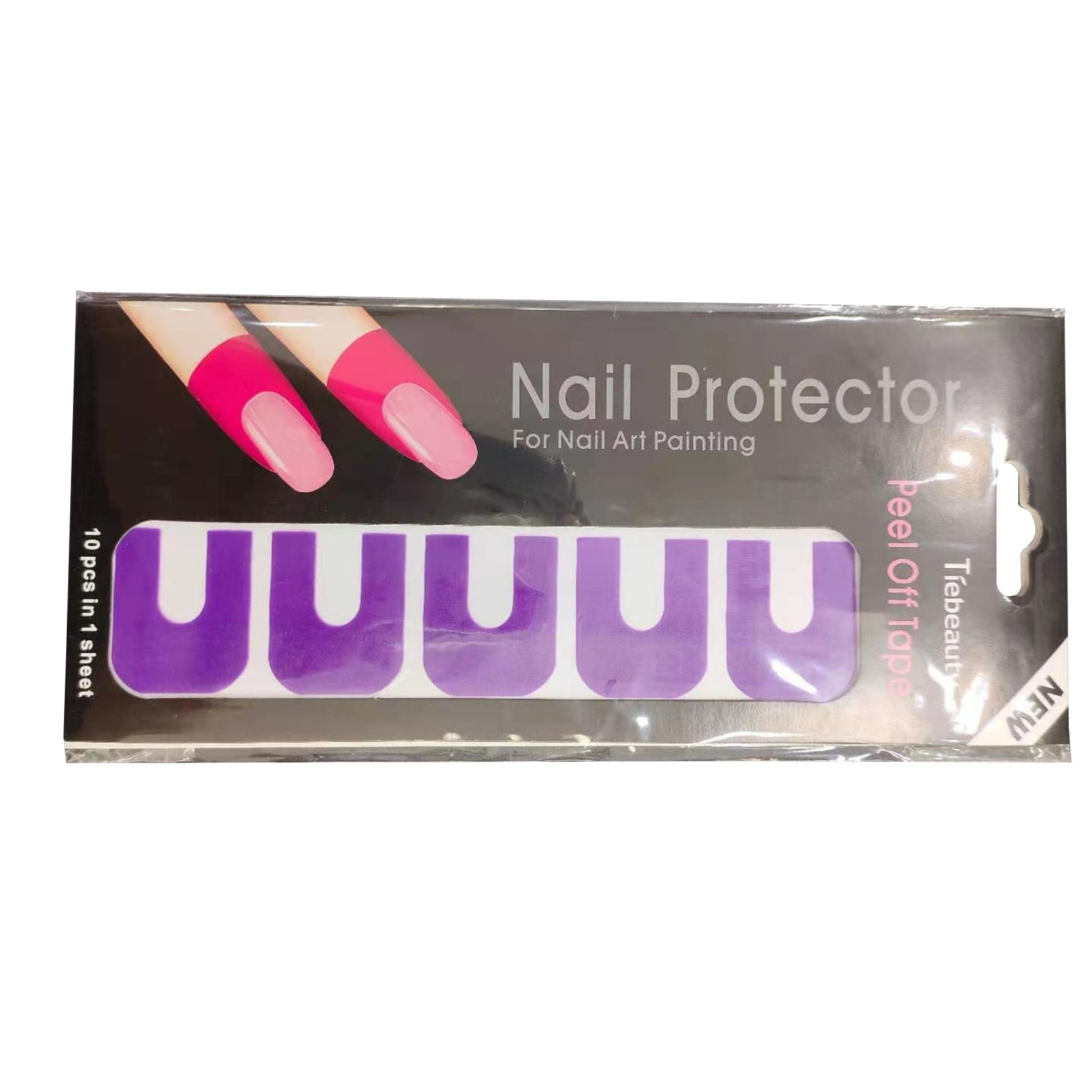 Chicmine Nail Peel Off Tape Ushape Spill Proof Manicure Accessories