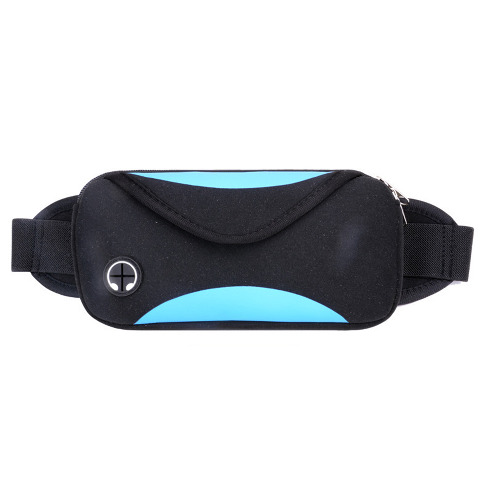 Chicmine Sports Waist Bag Diving Fabric Lightweight Shockproof Moisture