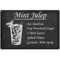 thumbnail image 1 of Chico Creek Signs Mint Julep Metal Ingredients Sign, 1 of 1
