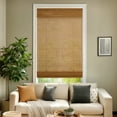 thumbnail image 1 of Chicology 72"W x 36"H Light-Filtering Cordless Mesh Bamboo Shade, Mesh Natural, 1 of 7