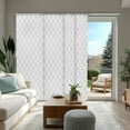 thumbnail image 1 of Chicology Adjustable Sliding Panel Blinds. Diamond, 46"-86"W X 0"-96"H, 1 of 9