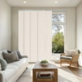 thumbnail image 1 of Chicology Adjustable Sliding Panel Blinds. Rose Gold, 46"-86"W X 0"-96"H, 1 of 9