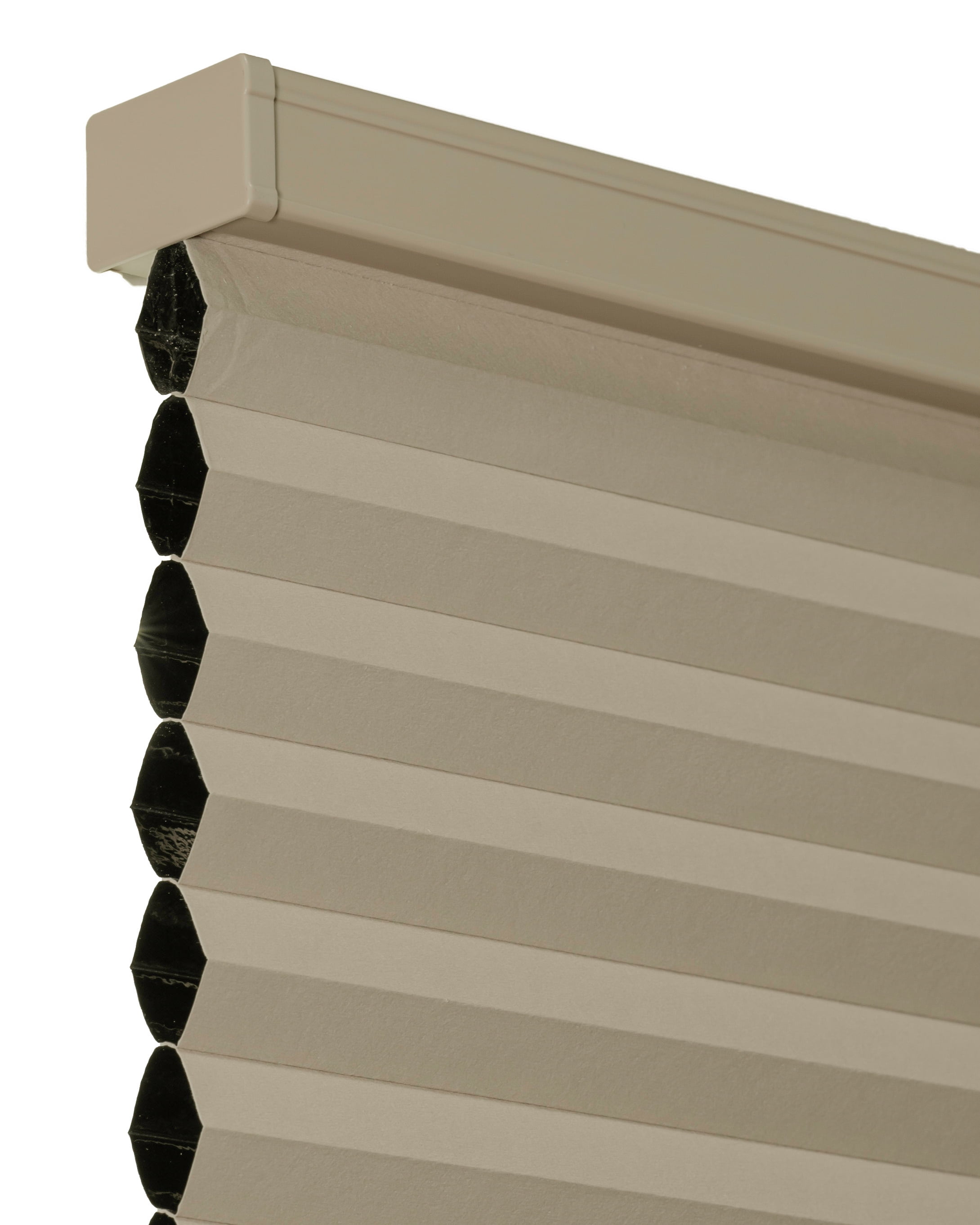 Chicology Cordless Cellular Shade Blackout, Khaki Grey 23.25"W x 72"H