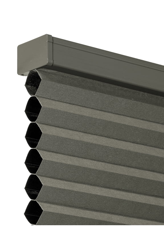 Cordless Cellular Shade Blackout, Tarpaulin Grey 49.25"W x 72"H