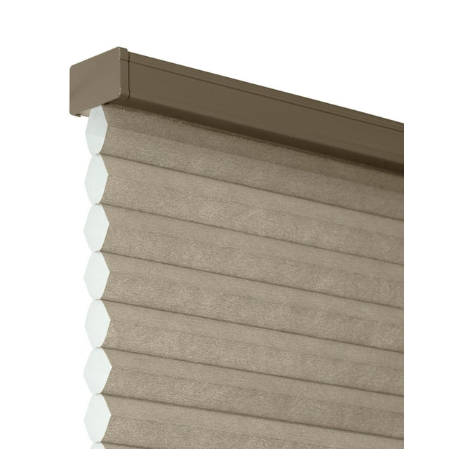 Chicology Cordless Cellular Shade Light Filtering, Barnwood 66.5"W x 72"H