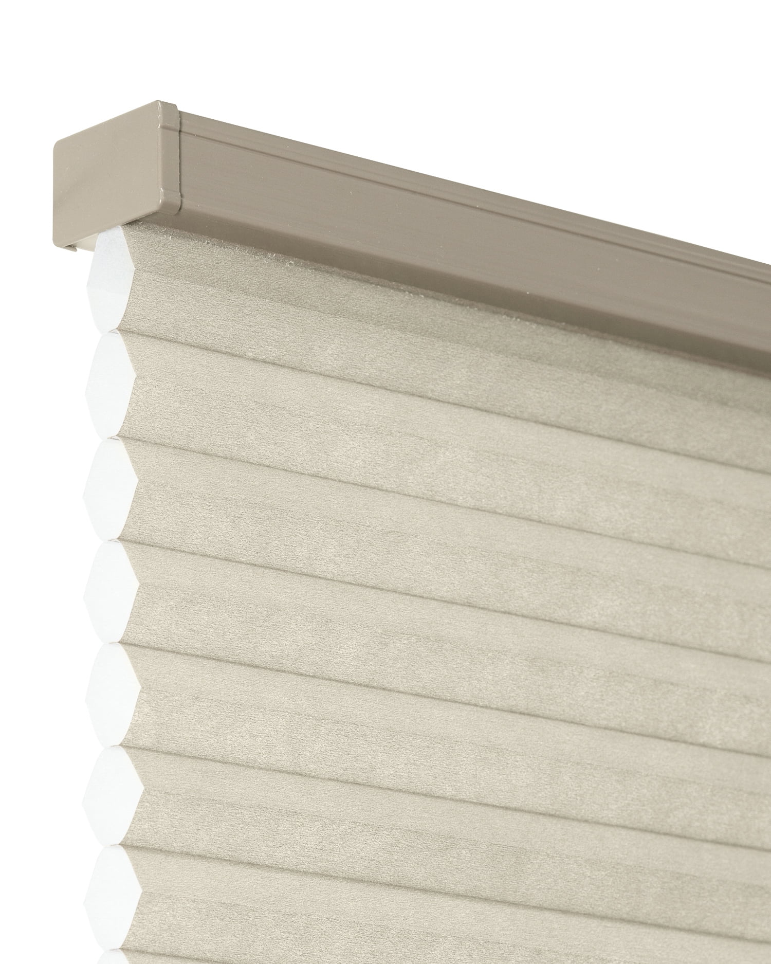 Chicology Cordless Cellular Shade Light Filtering, Khaki Grey 43.5"W x 48"H