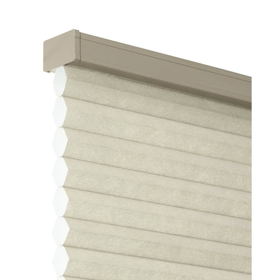 Chicology Cordless Cellular Shade Light Filtering, Khaki Grey 46.5"W x 72"H