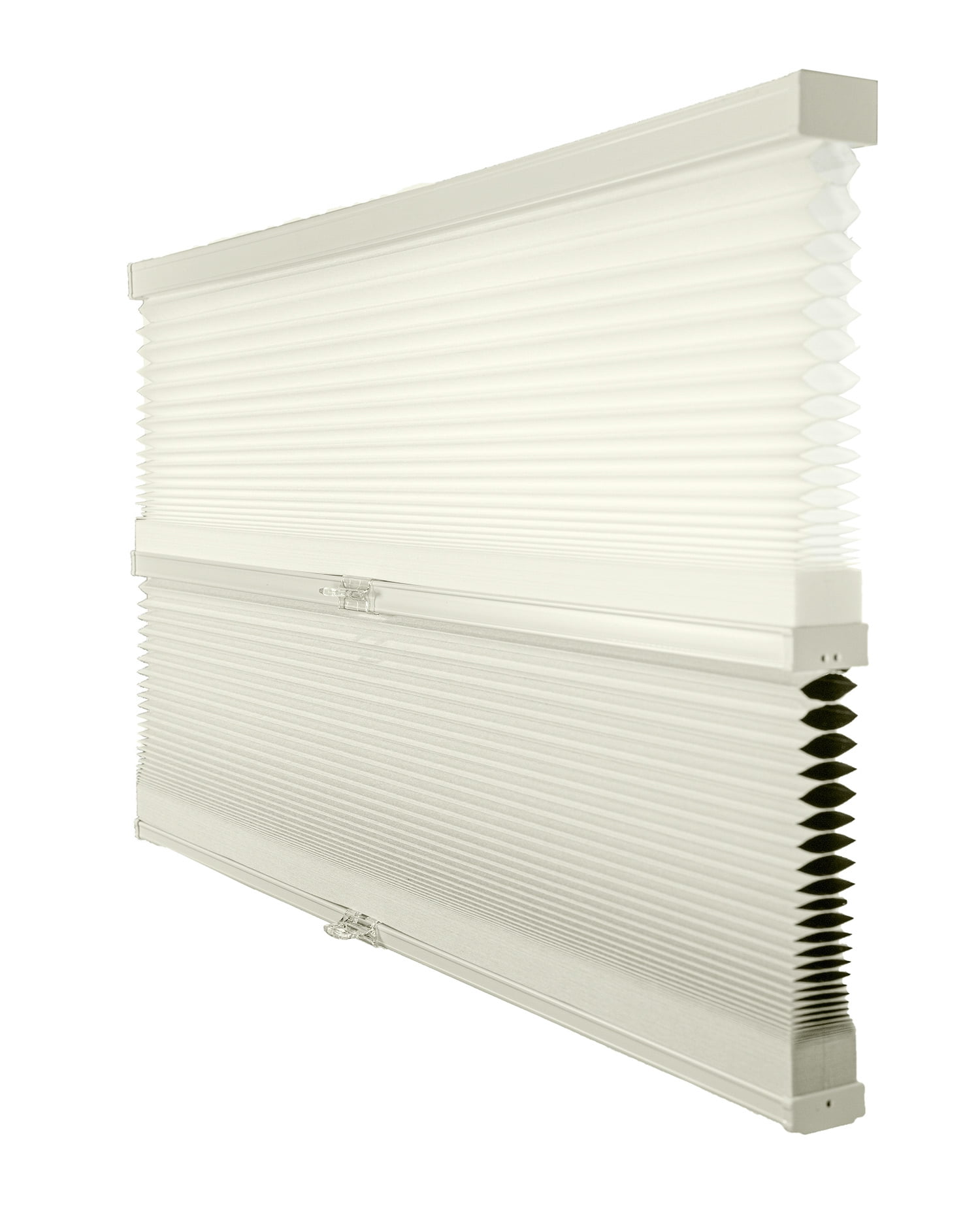 Chicology Cordless Day and Night Cellular Shade, Netural White - 24.75"W x 72"H