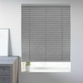 thumbnail image 1 of Chicology Cordless Faux Wood Blinds, Gray Textured (2" Slat), 50.25"W X 72"H, 1 of 8