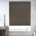 thumbnail image 1 of Chicology Cordless Faux Wood Blinds, Umber Textured (2.5" Slat), 26.5"W X 72"H, 1 of 8