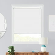 Chicology 33W X 72H View-tiful Chantilly White Cordless Polyester Roller Shades   Solar UV Protection, Safe for Kids & Pets