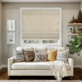 thumbnail image 1 of Chicology Cordless Roman Shade, Light Filtering, Belgian Flax, 34"W X 72"H, 1 of 9