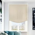 thumbnail image 1 of Chicology Cordless Roman Shades, Ivory (Relaxed), 31"W X 64"H, 1 of 5