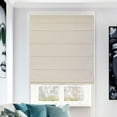 thumbnail image 1 of Chicology Cordless Roman Shades, Off White (Blackout), 31"W X 64"H, 1 of 7