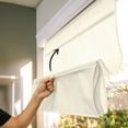 thumbnail image 1 of Chicology Cordless Roman Shades, Runway Cream (Light Filtering) 39"W X 64"H, 1 of 7