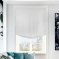 thumbnail image 1 of Chicology Cordless Roman Shades, White (Relaxed), 31"W X 64"H, 1 of 5