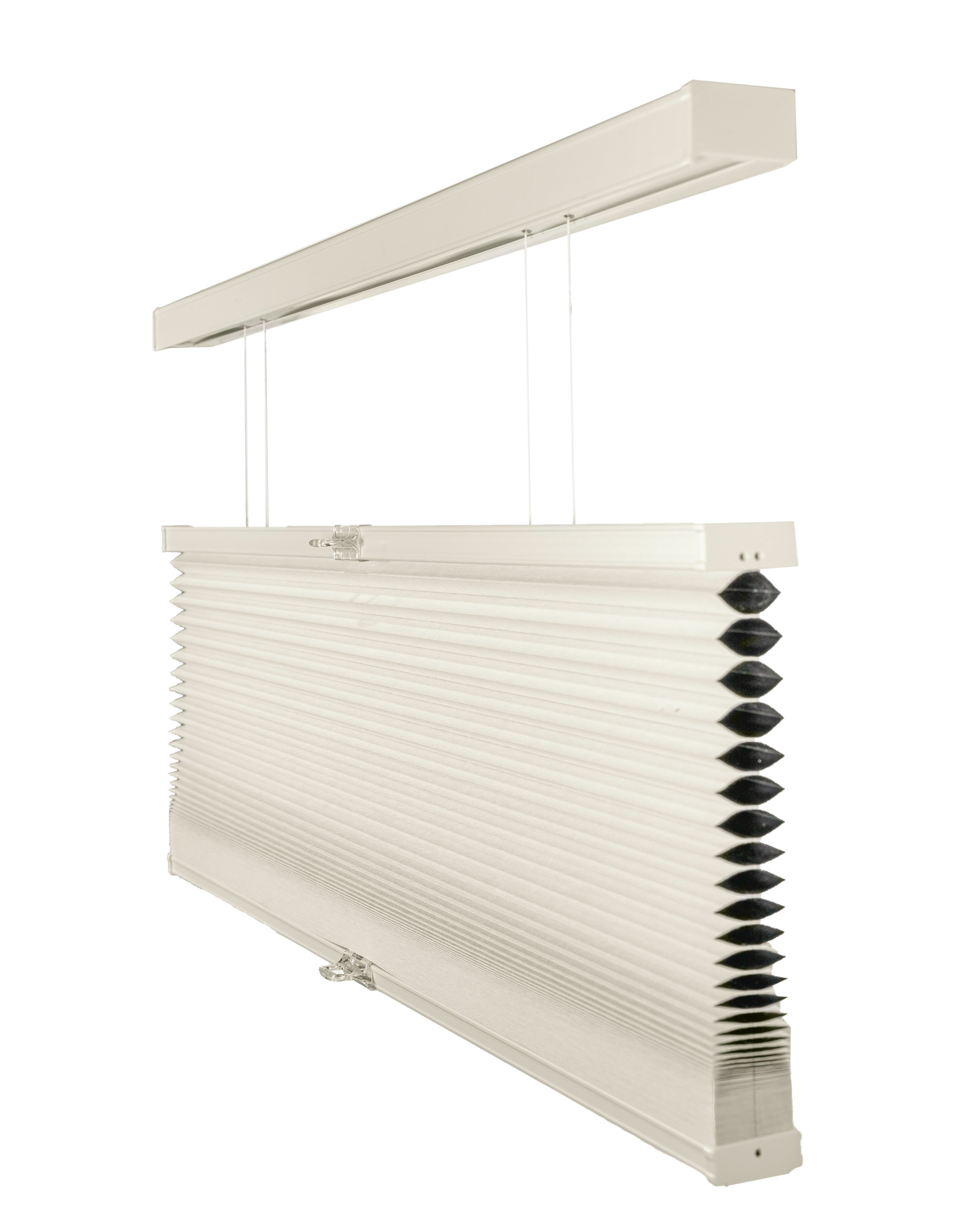 Chicology Cordless Top Down Bottom Up Blackout Cellular Shade Limestone 33 in. W x 48 in. L