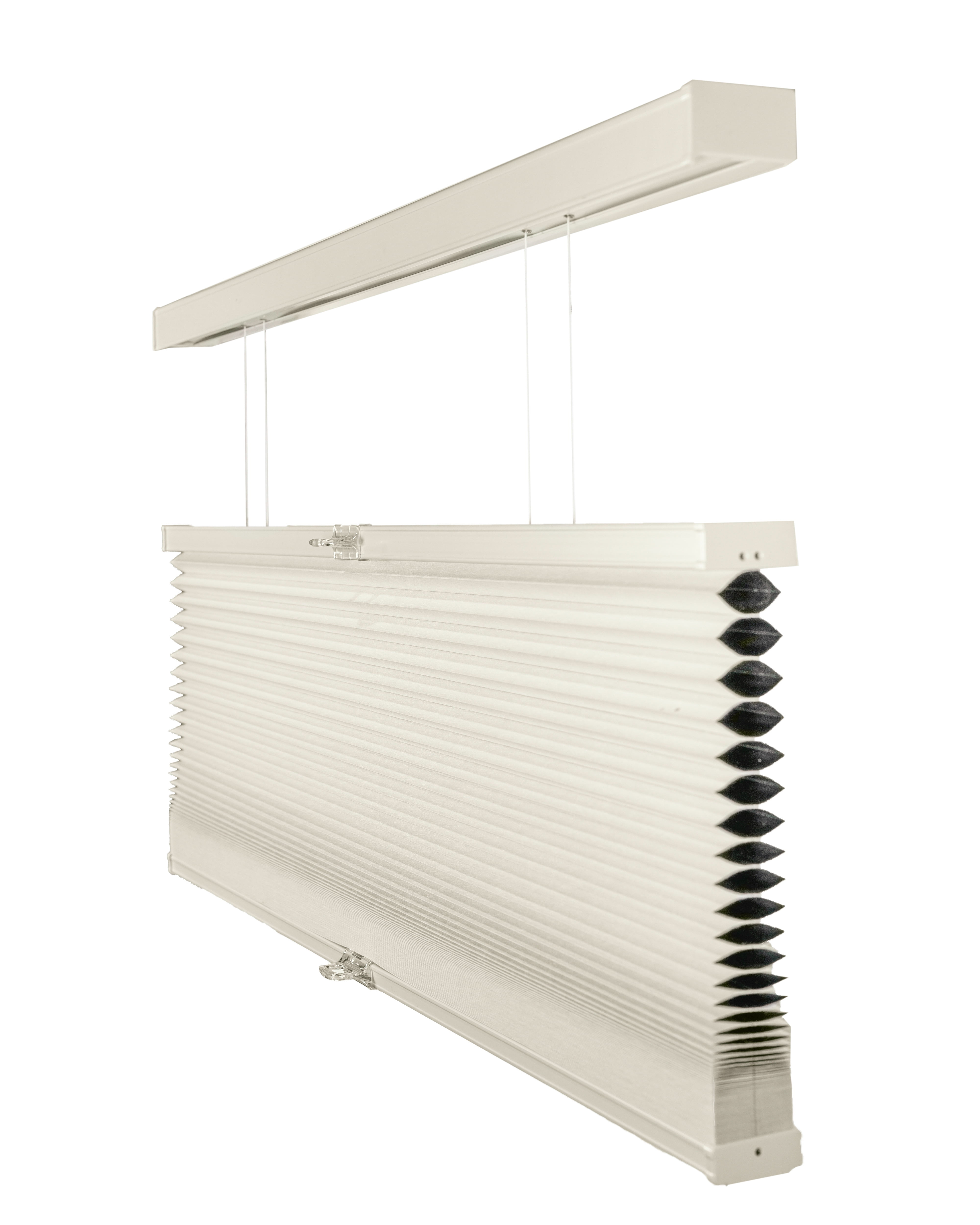 Chicology Cordless Top Down Bottom Up Blackout Cellular Shade Limestone 71.5 in. W x 48 in. L