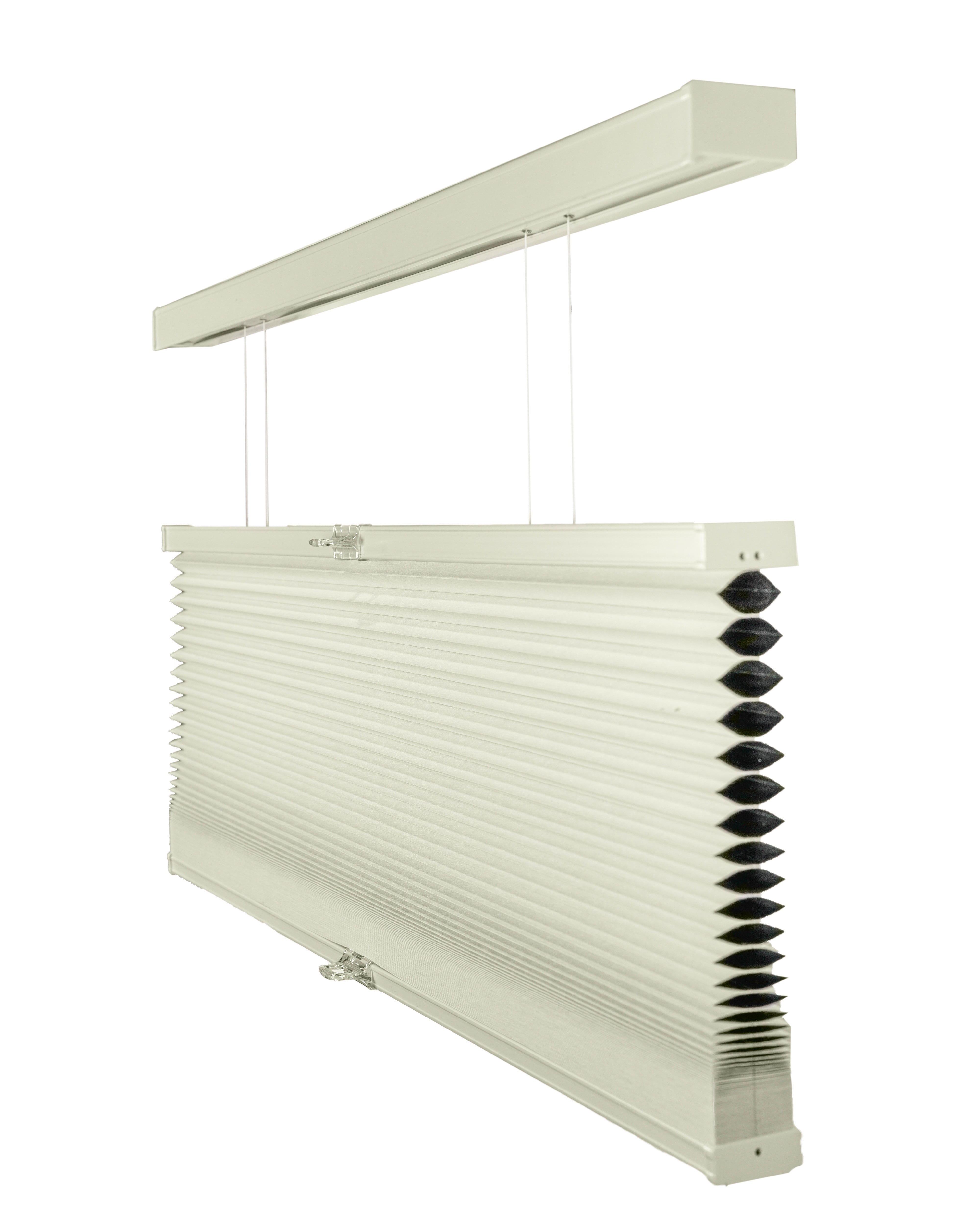 Chicology Cordless Top Down Bottom Up Blackout Cellular Shade Neutral White 29.25 in. W x 48 in. L
