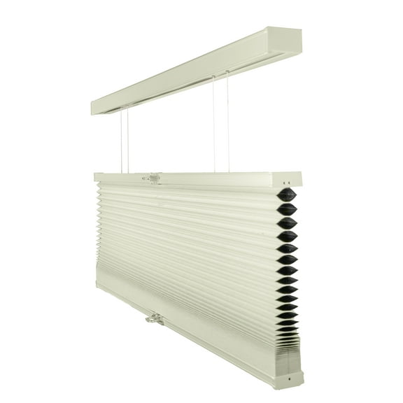 Chicology Cordless Top Down Bottom Up Blackout Cellular Shade Neutral White 59 in. W x 48 in. L